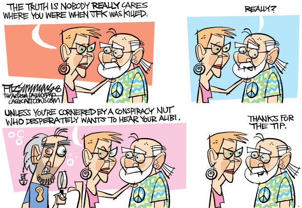 Daily Fitz Cartoon: JFK